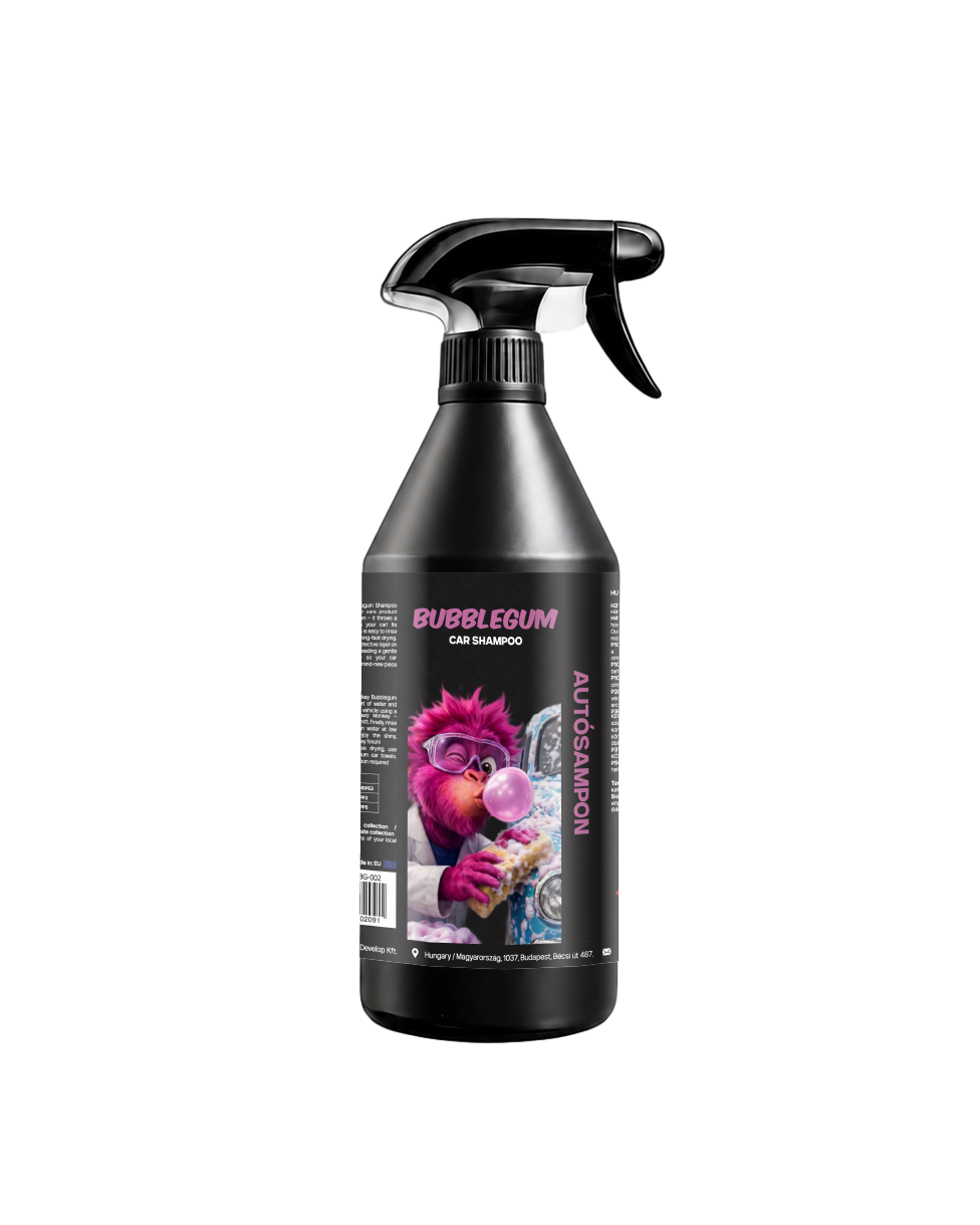 Bottle-01 BUBBLE GUM CAR SHAMPOO 0,75L - Image 1
